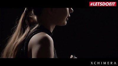 LETSDOEIT - (Lucy Li & Jack) big-titted Czech Maid rails hooded boss